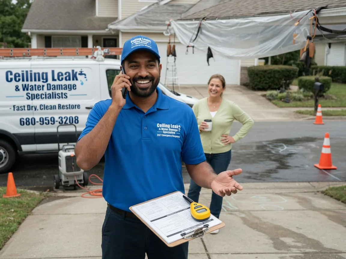 Ceiling Leak Cleanup West Green, GA FAQs
