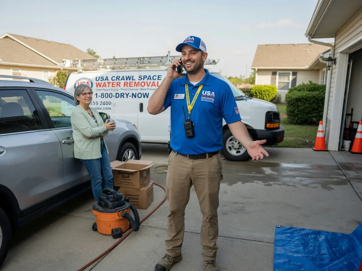 Crawl Space Water Removal West Green, GA FAQs